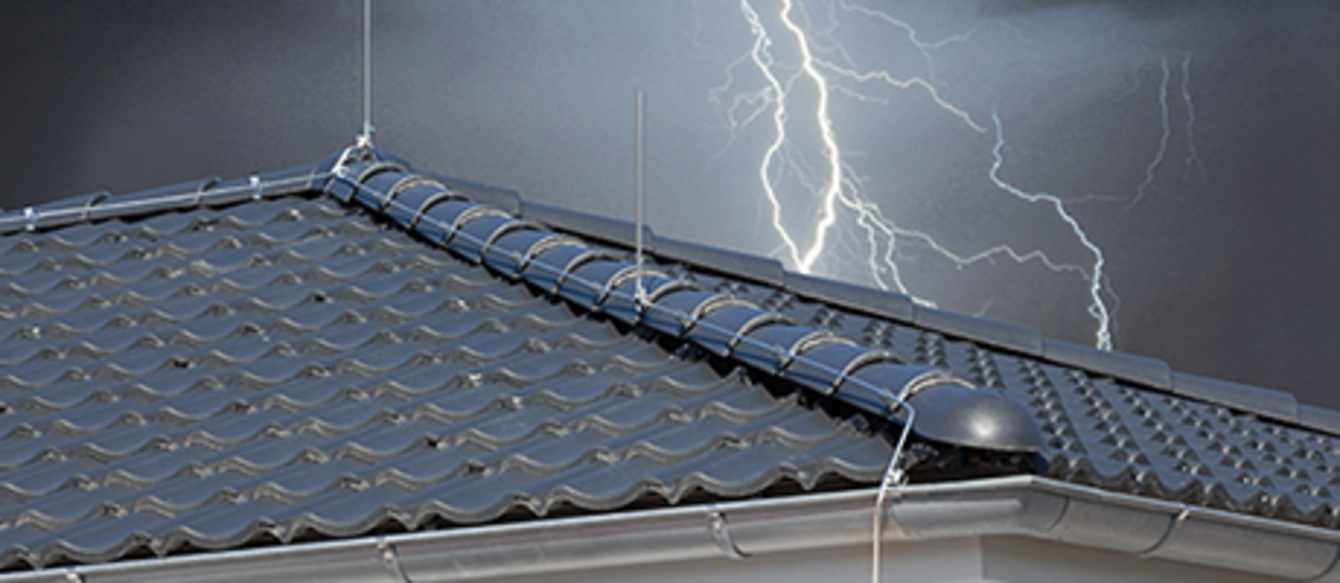 Äußerer Blitzschutz bei Main-Kinzig-Photovoltaik GmbH in Erlensee